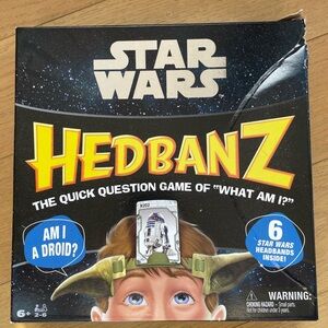 Star Wars Hedbanz Game Box - Black & Yellow